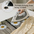 thumbnail image 5 of ZIATUBLES Daisy Wood Grain Print Ironing Pad for Table Top Portable Ironing Mat Blanket Foldable Ironing Board Replacement for Washer Dryer Countertop Travel, 31.5" x 19.6", 5 of 7