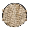 thumbnail image 4 of Household Essentials Cattail and Paper Terra Basket, Natural and Black, 4 of 7