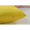 thumbnail image 3 of Aiking Home Solid Faux Silk Decorative Throw Pillow COVER 18 by 18 - Yellow, 3 of 3