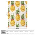 thumbnail image 4 of ARISTURING  Ultra Soft Flannel Fleece Bed Blanket Summer Pineapple Throw Blanket All Season Warm Fuzzy Light Weight Cozy Plush Blankets for Living Room/Bedroom, 4 of 6
