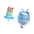 thumbnail image 4 of Cumpleaños de gansos Geese Clothing Multifuncional Lindo pastel de pastel estatua de cemento para cementer para césped fiesta de cumpleaños Azul, 4 of 9