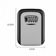 thumbnail image 4 of Caja de seguridad con código de bloqueo para llaves de pared de alta seguridad para exteriores de 4 dígitos, almacenamiento C LMW, 4 of 4