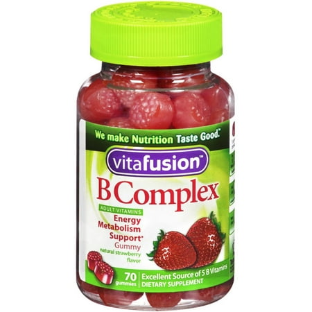 Vitafusion B Complexe Adulte gommeux Vitamines 70 bis (Paquet de 6)