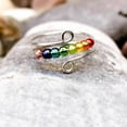 thumbnail image 6 of Guodhu Fidget Ring for Women Anxiety Ring with Beads Spinner Adjustable Stress Relieving Rings Jewelry Gift For Women Daughter, 6 of 9