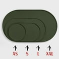 thumbnail image 2 of DogBuddy Dog Food Mat - Waterproof Dog Bowl Mat, Silicone Dog Mat for Food and Water, Pet Food Mat with Edges, Nonslip Dog Feeding Mat, Dog Food Mats for Floors (Large, Khaki Green), 2 of 7