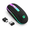 Black-Transparent Nose, variant on Wireless Optical Mouse With Black-Transparent Nose, 2.4G Rechargeable For Laptop, Desktop, Tablet