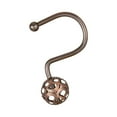 thumbnail image 2 of Utopia Alley Shower Hooks - Shower Curtain Rings for Bathroom - Rust Resistant Shower Curtain Hooks for Shower Curtain or Liner - Set of 12, Oil Rubbed Bronze, 2 of 10
