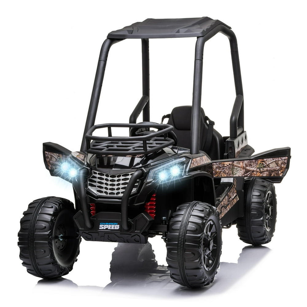 Aosom 12V Batterypowered Kids Electric Ride On Car Offroad UTV Toy 1.