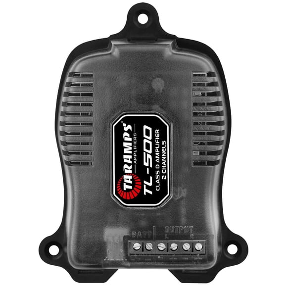 Amplificador Taramp's TL 500 de 90 W RMS, 2 canales, clase D para auto