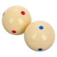 thumbnail image 1 of WHAMVOX 2 Pcs Ballon de Billard en Résine Blanche Durable pour Accessoires, 1 of 8