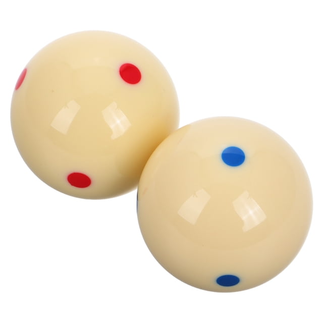 WHAMVOX 2 Pcs Ballon de Billard en Résine Blanche Durable pour Accessoires