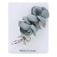 thumbnail image 2 of Fabric Rose Brooch,Light Gray Fabric Rose Rhinestone Brooch Pin Alloy Rhinestone Brooch Masterfully Created, 2 of 14