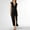 Black, variant on ZZwxWA Womens Sexy Plunging V Neck Maxi Dresses Elegant Ruched Twist Knot Bodycon High Slit Backless Cocktail Party Dress