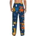 thumbnail image 3 of Balery Men'S Funny Steam Train Pants,Sleepwear Pants,Pajama Pants,Pj Bottoms Drawstring And Pockets-Small, 3 of 9