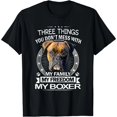 thumbnail image 1 of Playera Divertida de Boxer - Tres Cosas con las que No te Metes, 1 of 5