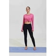 thumbnail image 6 of Pinspark Workout Shirts for Women Long Sleeve Yoga Tops Sports Hiking Shirt Breathable Athletic Top Loose Fit, 6 of 8