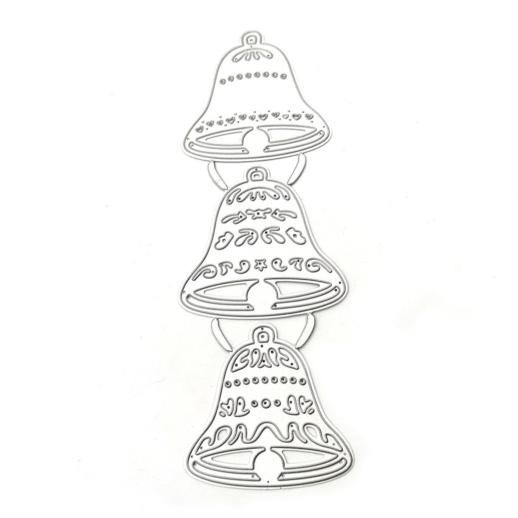 Christmas Bell Cutting Dies Stencil DIY Scrapbooking Embossing Paper Cards Craft