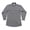 Light Gray, variant on First Class 100% Polyester Long Sleeve Zippered Uniform Shirt