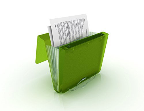 Samsill DUO 2-in-1 Organizer Binder 1" Binder Expanding File-Green 
