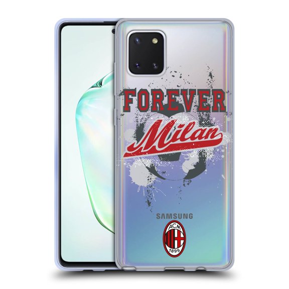 Head Case Designs Officially Licensed AC Milan Teens Forever Soft Gel Case Compatible With Samsung Samsung Galaxy Note10 Lite