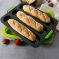 thumbnail image 6 of Silicone Baguette Pan, iPstyle French Bread Baking Tray Mould Loaf Breadstick Easy Cleaning Care, 6 of 6