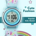 thumbnail image 5 of A ALPS Kids Watches 3D Cartoon Wristwatch for Girls Boys Digital Waterproof Wristwatch with 7 Color Lights Birthday Christmas Gift for Kids Ages 3-12, 5 of 7
