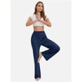 thumbnail image 5 of High Waisted Elastic Wide Leg Yoga Pants for Women with Pockets Casual Sportswear Pants, 5 of 5