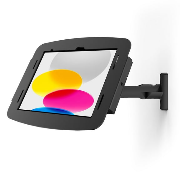 iPad 10th-11th (A16) Gen Space Enclosure Swing Wall Mount Black