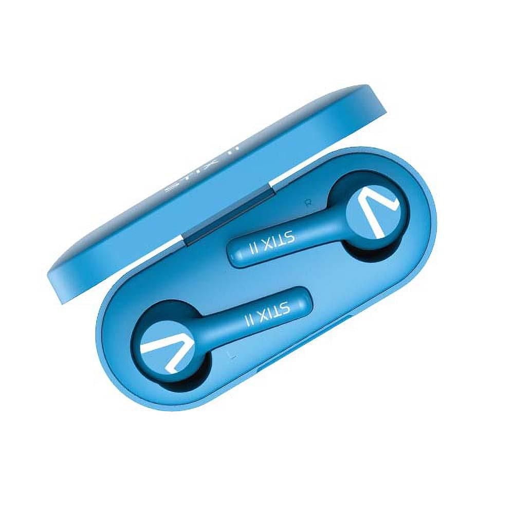 Écouteurs Bluetooth Veho STIX II sans fil véritables - Aqua