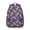 Purple-5, variant on Striped and Checkered Fusion Backpack - Lightweight Waterproof Bookbag with Padded Straps for School or Travel