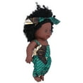 thumbnail image 1 of Muñeca de Vinilo NikouMX Muñecas Bebé Reborn de 30 Cm Africana Multifuncional, 1 of 8