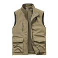 thumbnail image 3 of Birdeem Mens Work Clothes Jacket Solid Color Stand Collar Multiple Pockets Outdoor Sports Photography Leisure Coat, 3 of 8