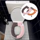 thumbnail image 3 of Funda para asiento de inodoro JM lavable suave con cremallera y cojines de dibujos animados ovalado, 3 of 4