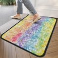 thumbnail image 4 of Pioneer Flower Floral Print Pattern Door Rugs,Washable Non Slip Door Mats Indoor,Decorative Door Mats,Entry Mat Indoor for Entrance,Bedroom,Kitchen,Bathroom,30"x17", 4 of 6