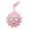 Pink, variant on Smiling Face Floral Keychain Pendant Hanging Decoration Lightweight Charm For Keys Bags Accessories