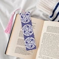 thumbnail image 4 of Kdxio Blue And White Porcelain Pattern Print Metal Tassel Bookmarks,Perfect Gift for Art Lovers and Bookworms Metal Bookmarks for Women, 4 of 8