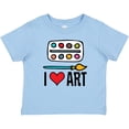 thumbnail image 3 of Inktastic Painting I Love Art Boys or Girls Baby T-Shirt, 3 of 5