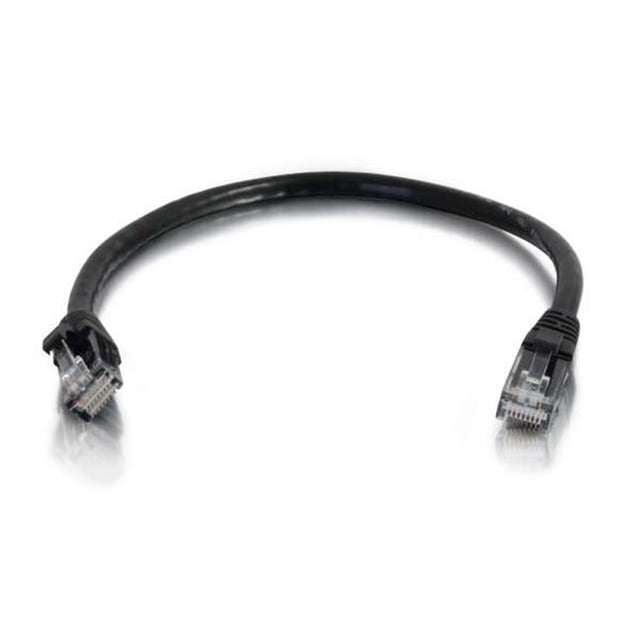 2 ft. Cat5e Snagless Unshielded-UTP Ethernet Network Patch Cable - Black