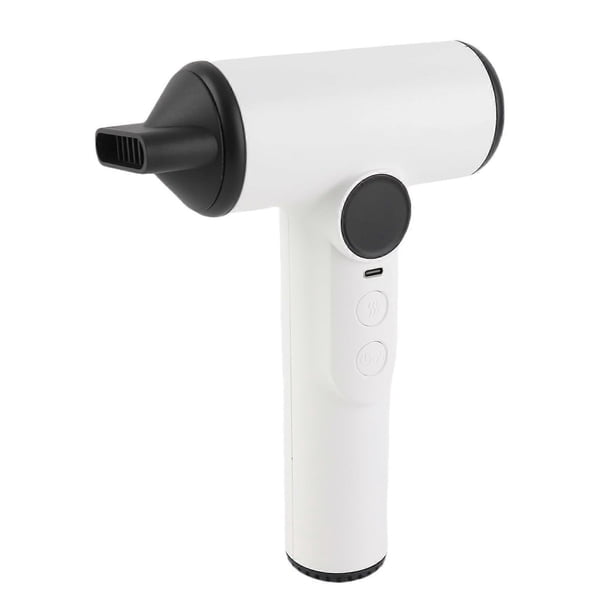 Secador de pelo inalámbrico recargable por USB con control de 3 velocidades, pantalla digital y ligero para viajar.