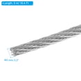 thumbnail image 2 of Unique Bargains Fil de Suspension pour Photo, 16.4 Pieds 0.2 Pieds ID Fil Invisible en Acier Inoxydable Lourd, Argent, 2 of 5