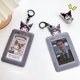 thumbnail image 2 of Star Photo Card Holder Cute Cartoon Pattern Card Holder Keychain Birthday Gift for Women Girls Type 2, 2 of 3