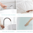 AGPTEK Disposable Plastic Bathtub Liner , Large Bath Cover 12 Pack 102 x 47 inch