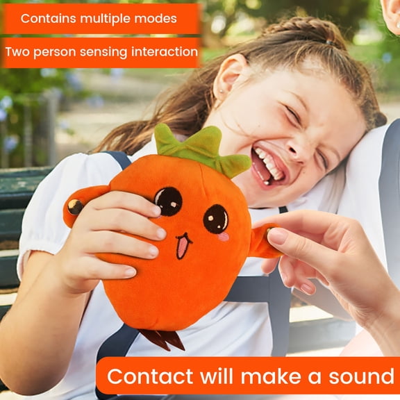 Kiddiway Interactive Music Plush Toy Set - Sound Activated Baby Musical Toy with Beat Sensing, Toddler Learning Gift, Musical Sensory Toys Fun,A