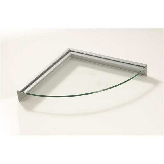 Wallscapes Essentials 12" Glass Corner Shelf Kit