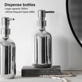thumbnail image 2 of 500ml Dispensers Pump Leak-proof Refillable Empty Press Reusable Plating Washable Large Dispensing Bottle Bath Large Capacity Plastic Fluid Container Basin 2PCS, 2 of 8