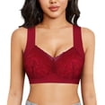 thumbnail image 2 of Lightly Lined Cups up to H Breathable Cool Liftup Air Bra Underoutfit Comfort Shaping Bra No Wire Front Button Closure Bras, 2 of 4