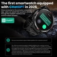 thumbnail image 3 of Smartwatch Militar Mingdaln GPS/Brújula con Asistente de Voz GPT, 3 of 9