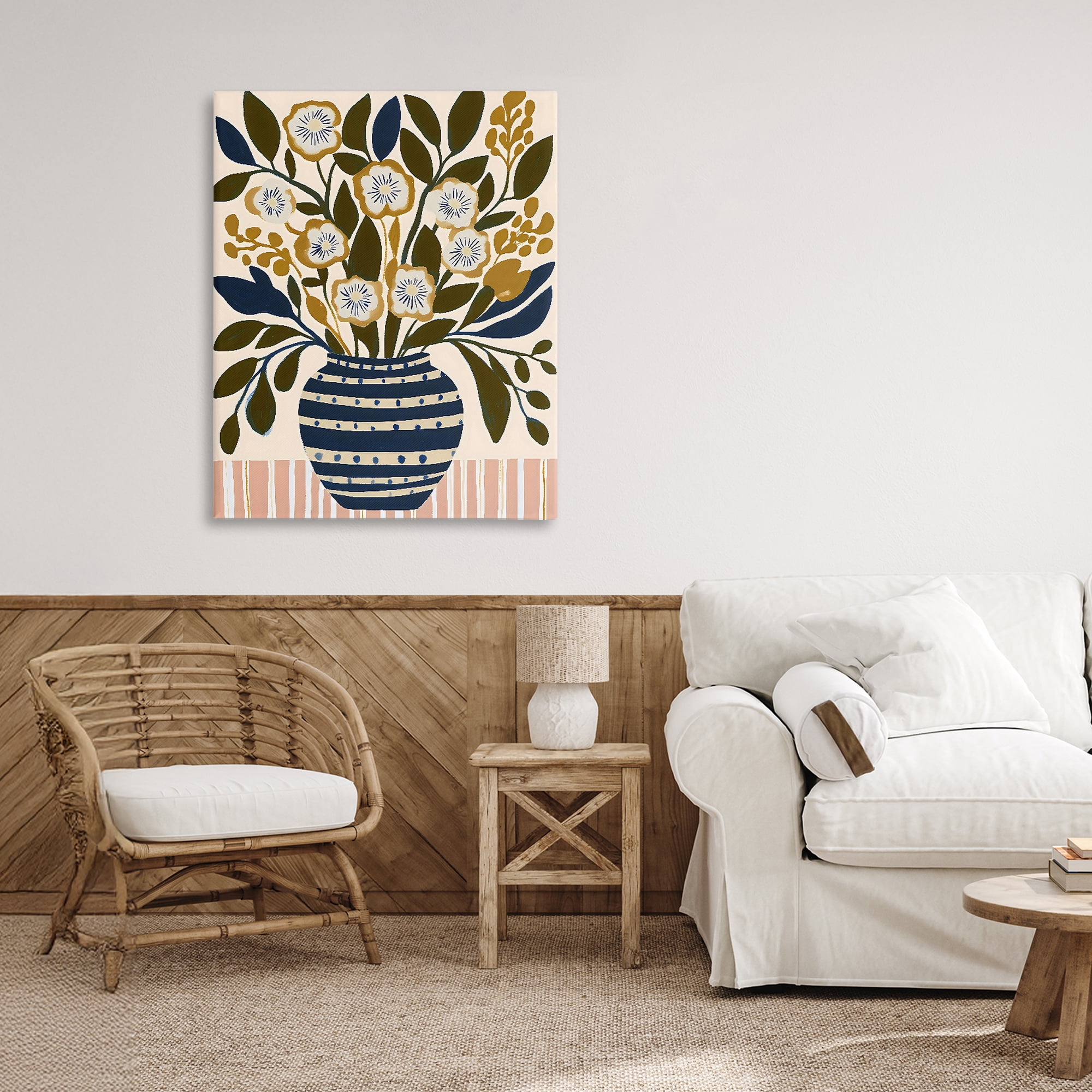 Stupell Industries Wild Bloom Boho Arrangement Canvas Wall Art, design by Creative Studio