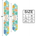 thumbnail image 4 of Coolnut 13"x70" Rectangle Bunny Flowers and Easter Eggs Printed Table Runner for Wedding Birthday Holiday, 4 of 7