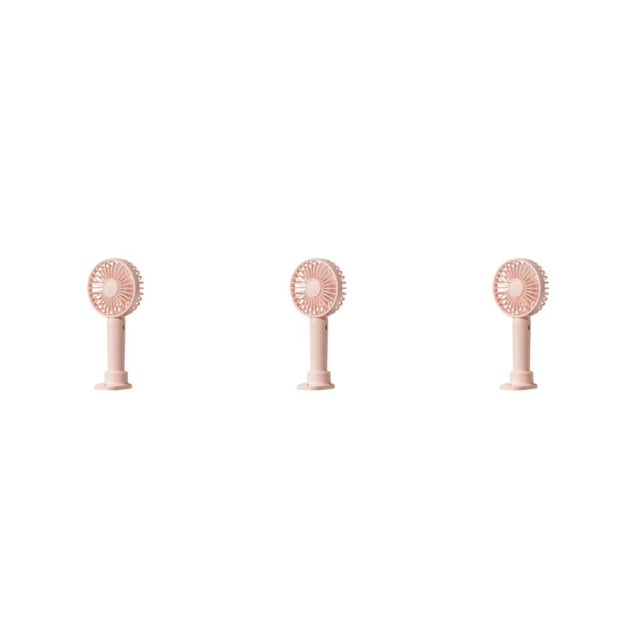 Injueey Ventilador portátil 1200mAh Recargable Ventiladores de mano Mini Escritorio Silencioso 3 velocidades Herramientas de enfriamiento Type1 NO1